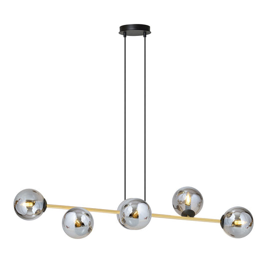 Loftlampe GRAVITY 6 - Sort / Guld / Grafit - Nordic Unique