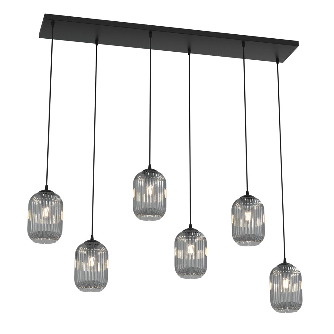 Loftlampe VERDI 6 - Sort / Grafit - Nordic Unique