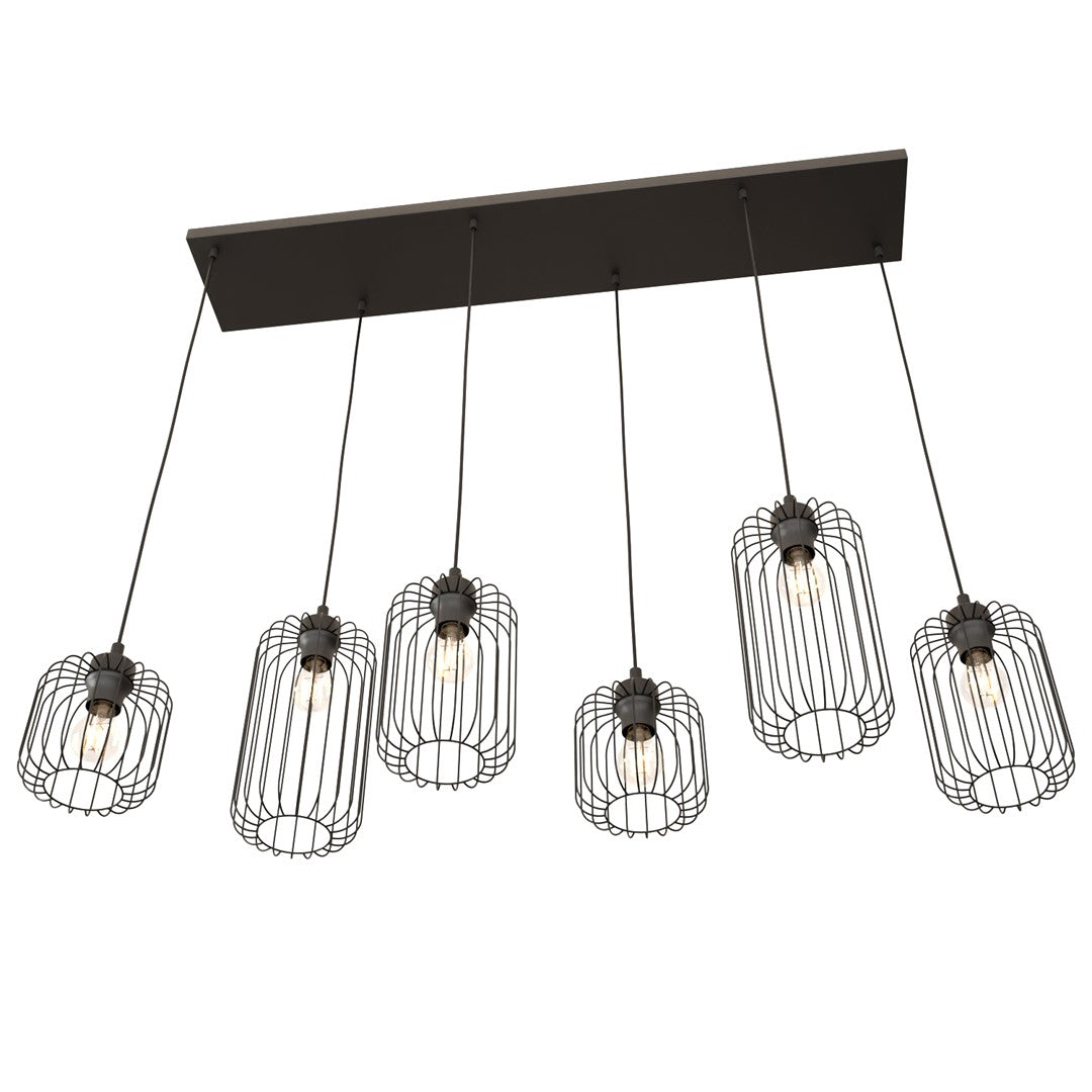 Loftlampe VANDER 6 - Sort - Nordic Unique