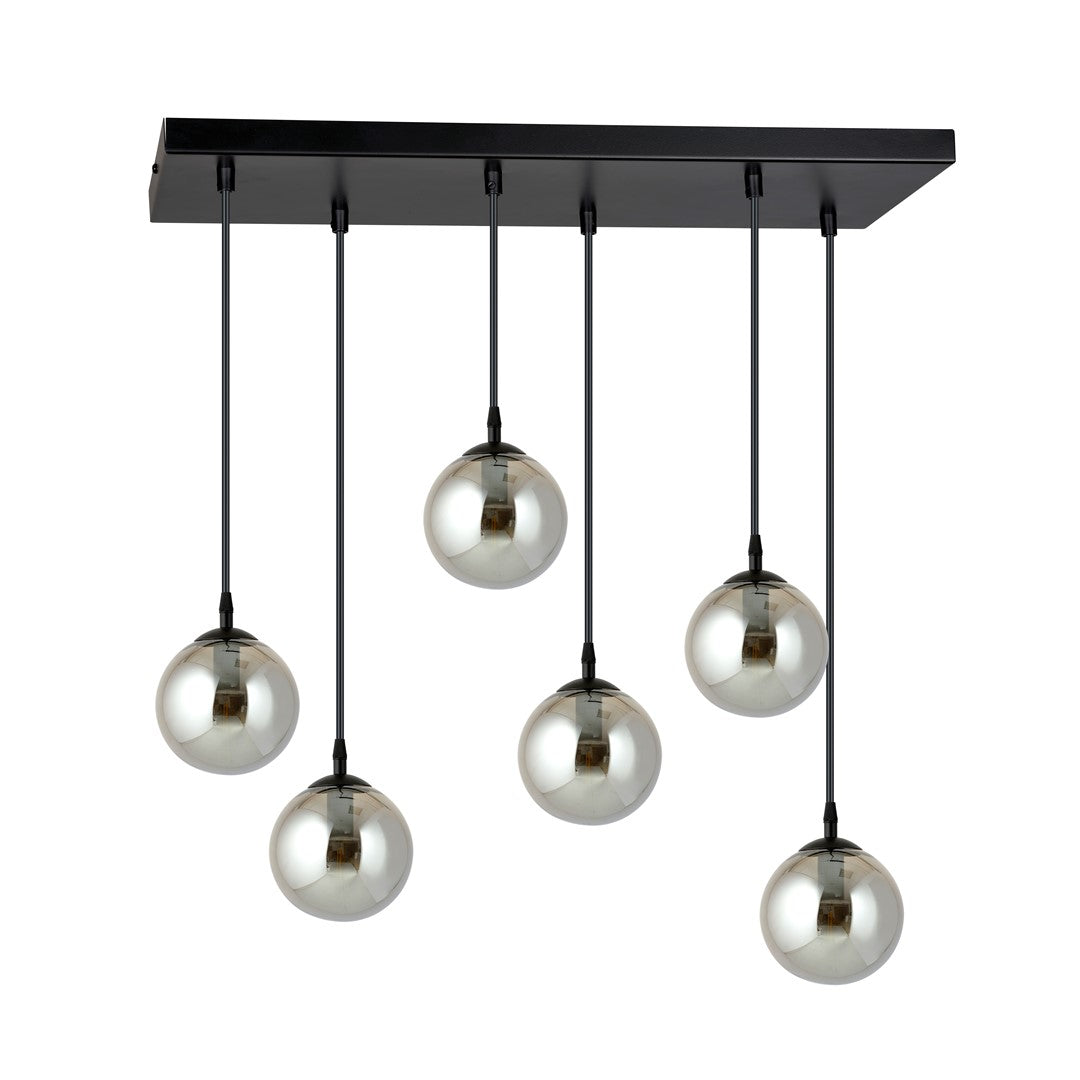 Loftlampe COSMO 6 - Sort / Grafit - Nordic Unique