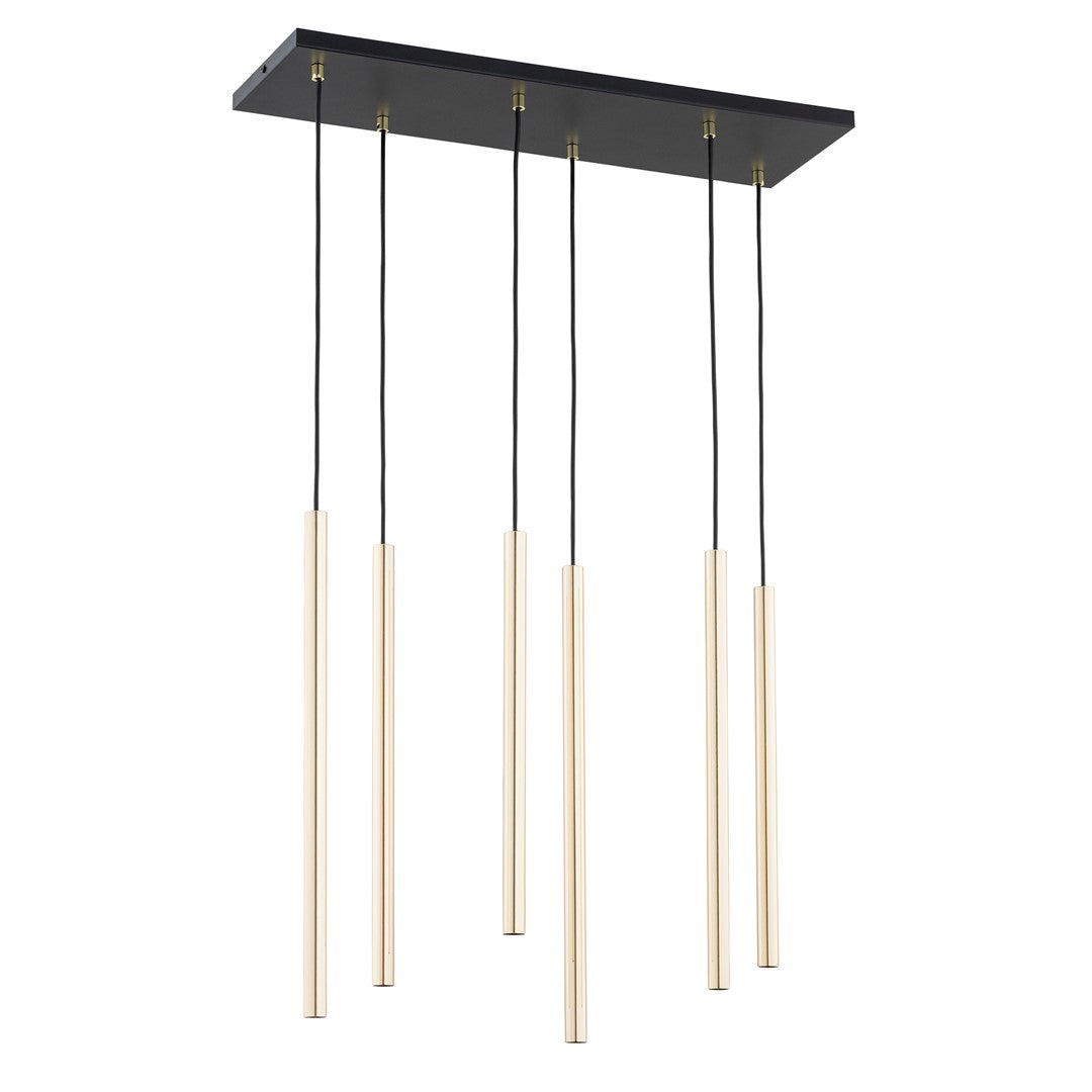 Loftlampe SELTER 6 - Guld / Sort - Nordic Unique
