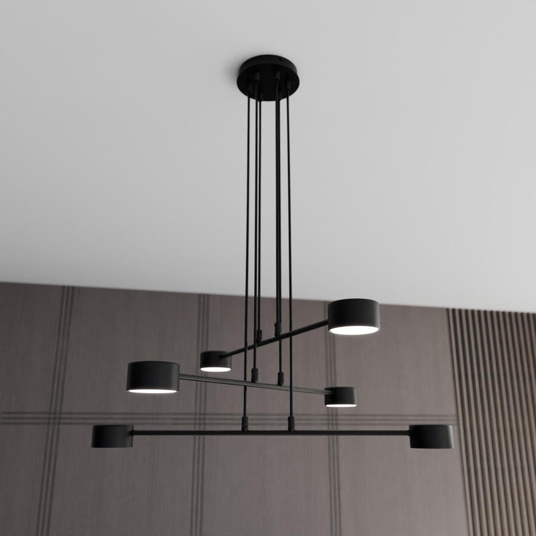 Loftlampe MODUS 6 - Sort - Nordic Unique