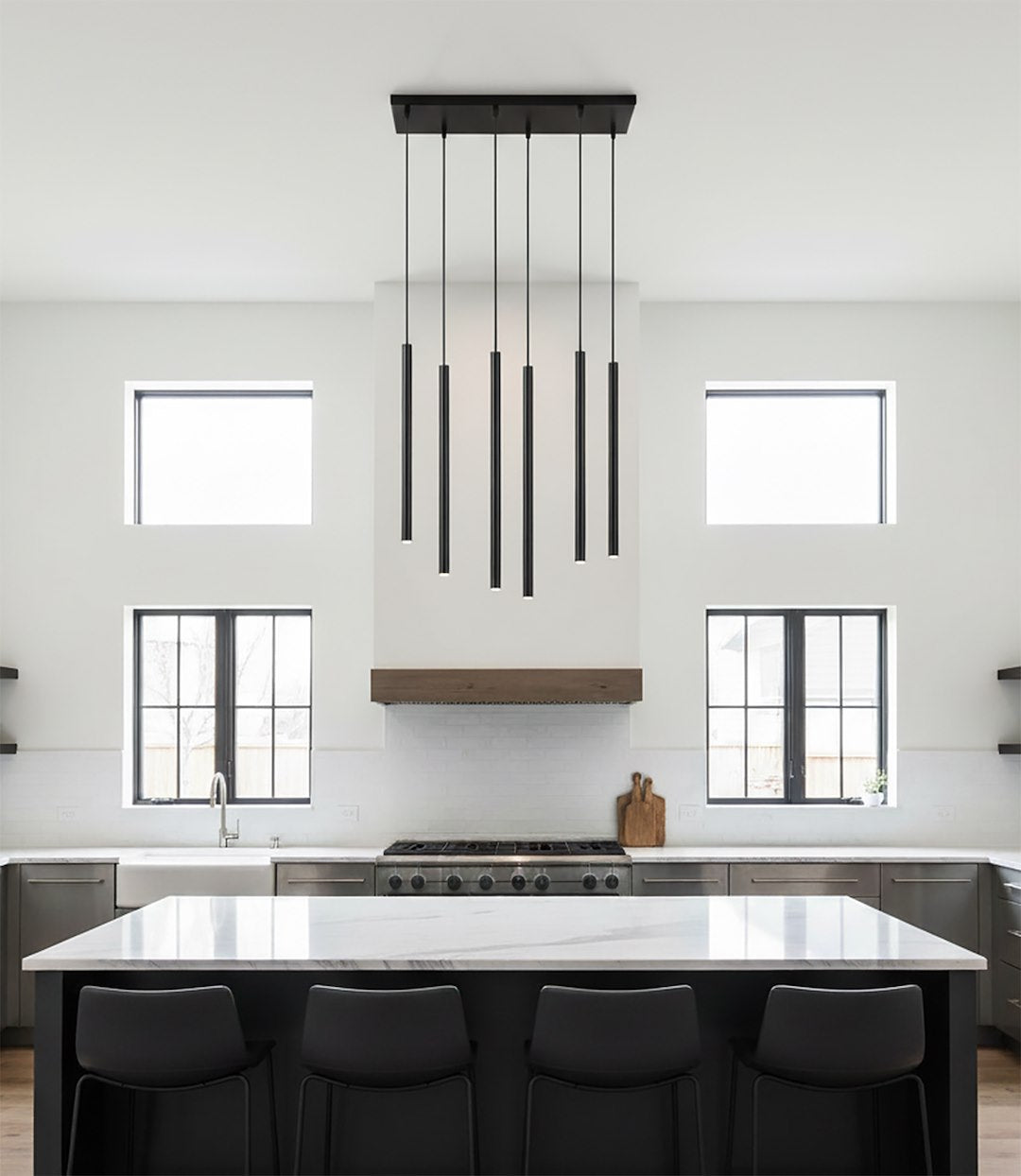 Loftlampe SELTER 6 - Sort - Nordic Unique