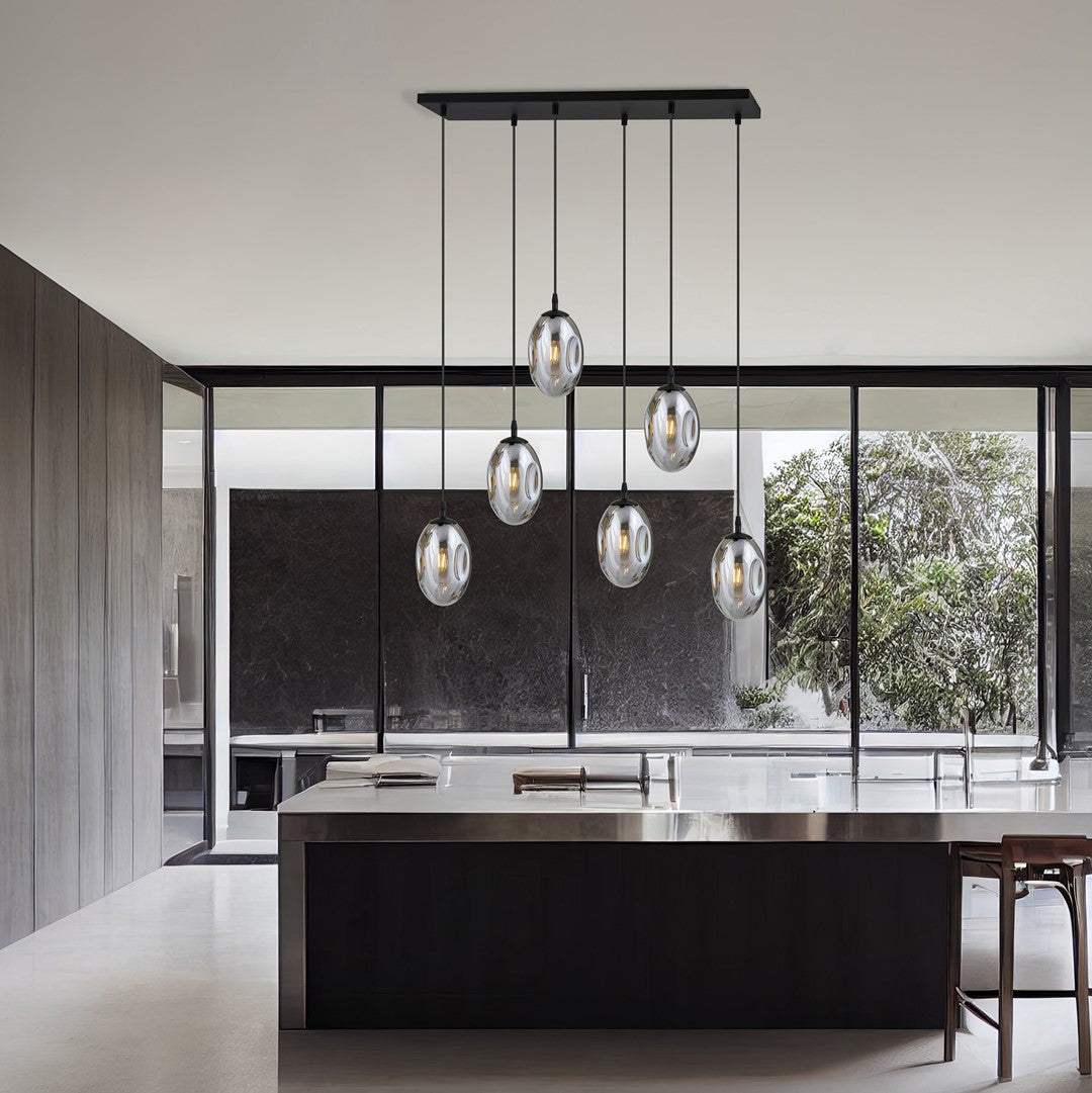 Loftlampe ASTRAL 6 - Sort / Grafit - Nordic Unique