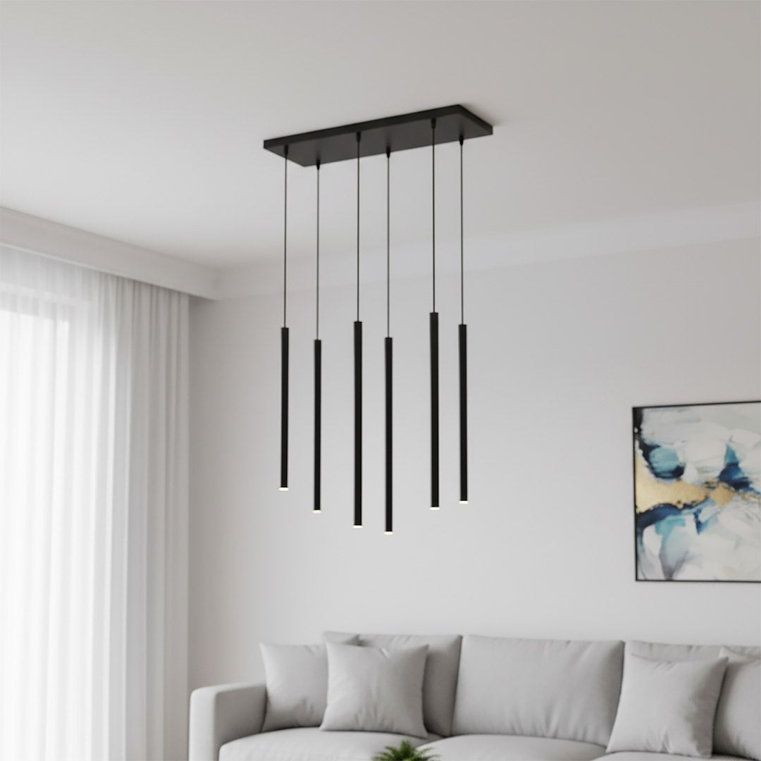 Loftlampe SELTER 6 - Sort - Nordic Unique