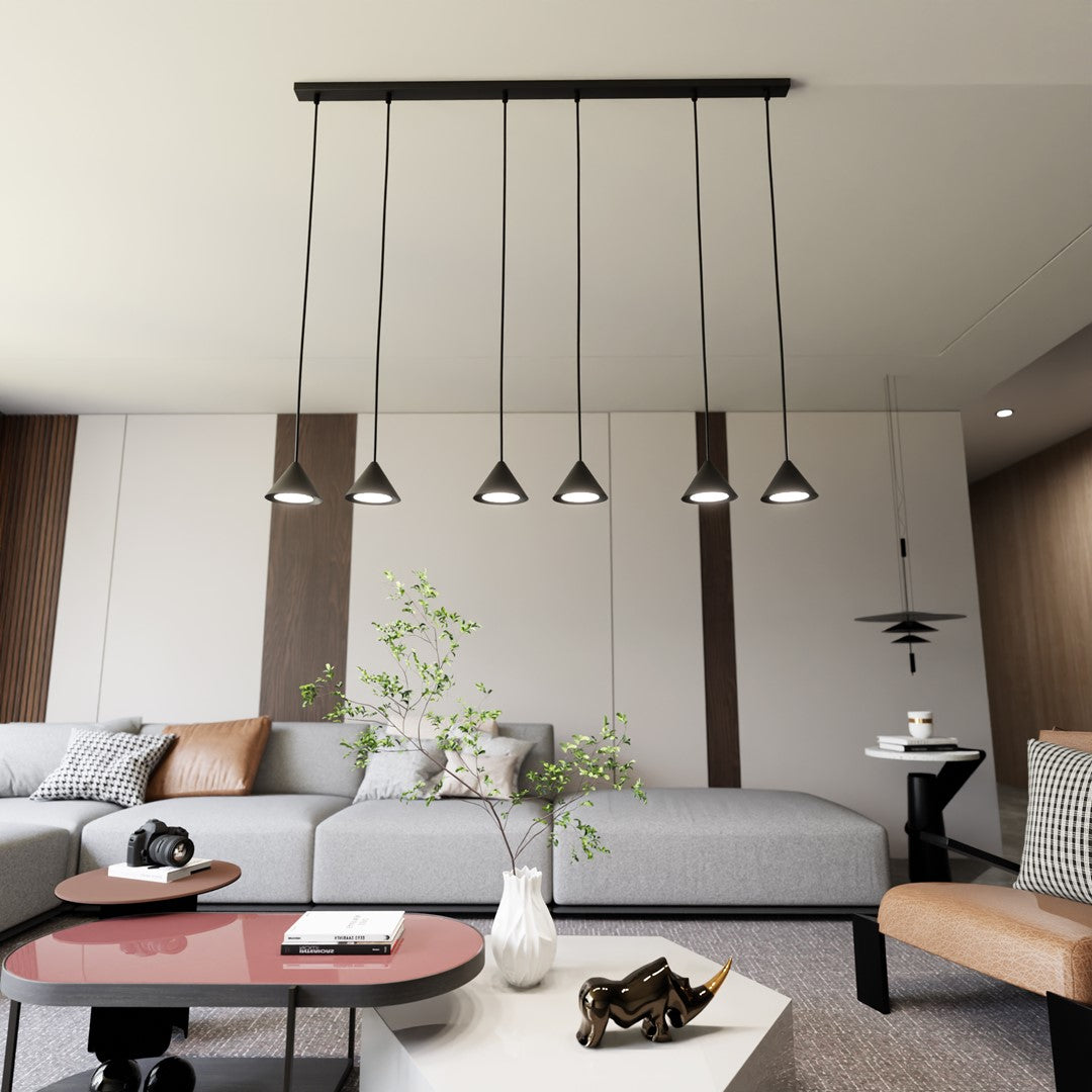 Loftlampe ELIT 6 - Sort - Nordic Unique