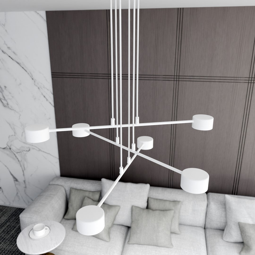 Loftlampe MODUS 6 - Hvid - Nordic Unique