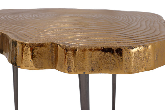 Sidebord Wood Art 200 Guld - Nordic Unique