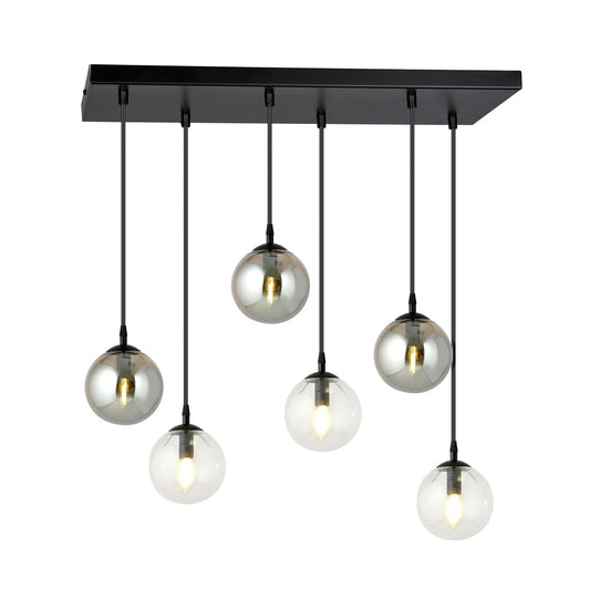 Loftlampe COSMO 6 - Sort / Grafit - Nordic Unique