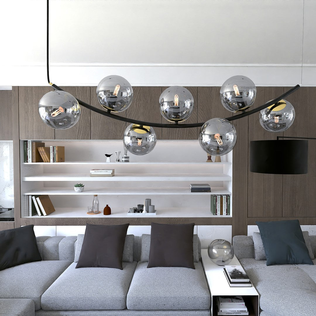 Loftlampe RITZ 7 - Sort / Grafit - Nordic Unique