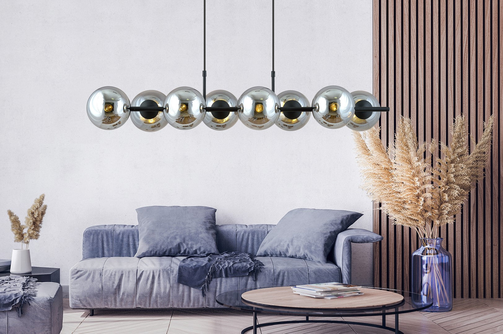 Loftlampe RORY 8 - Sort / Grafit - Nordic Unique