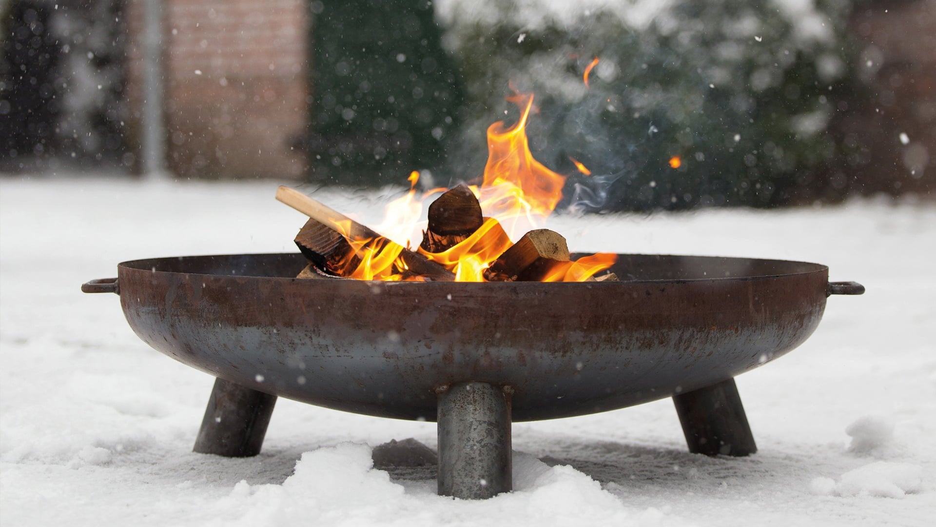 Salo Bålfad – 80 cm Industrielt Look - Nordic Unique