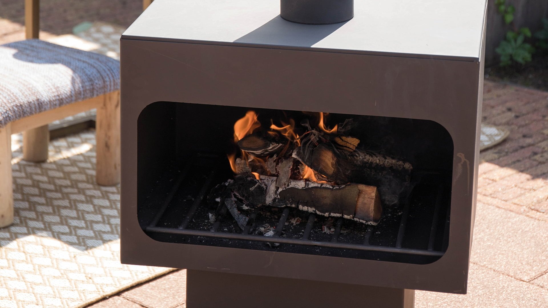 Jersey Bålfad/Pejs XL – Sort - Nordic Unique