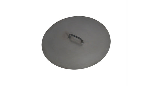 Bålfad Låg/Dæksel 80 cm – Industrielt Look - Nordic Unique