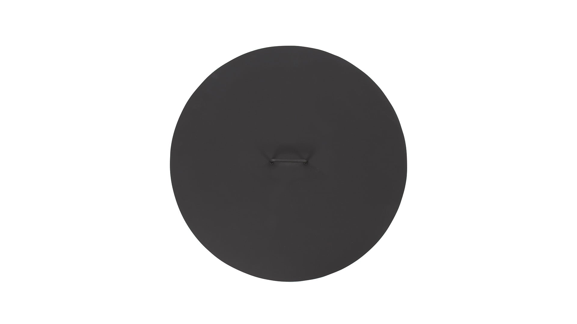 Orion Bålfad Låg/Dæksel 82 cm – Sort - Nordic Unique