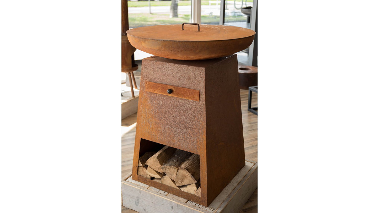 Låg til Orion Classic Bålfad 82 cm - Rust - Nordic Unique