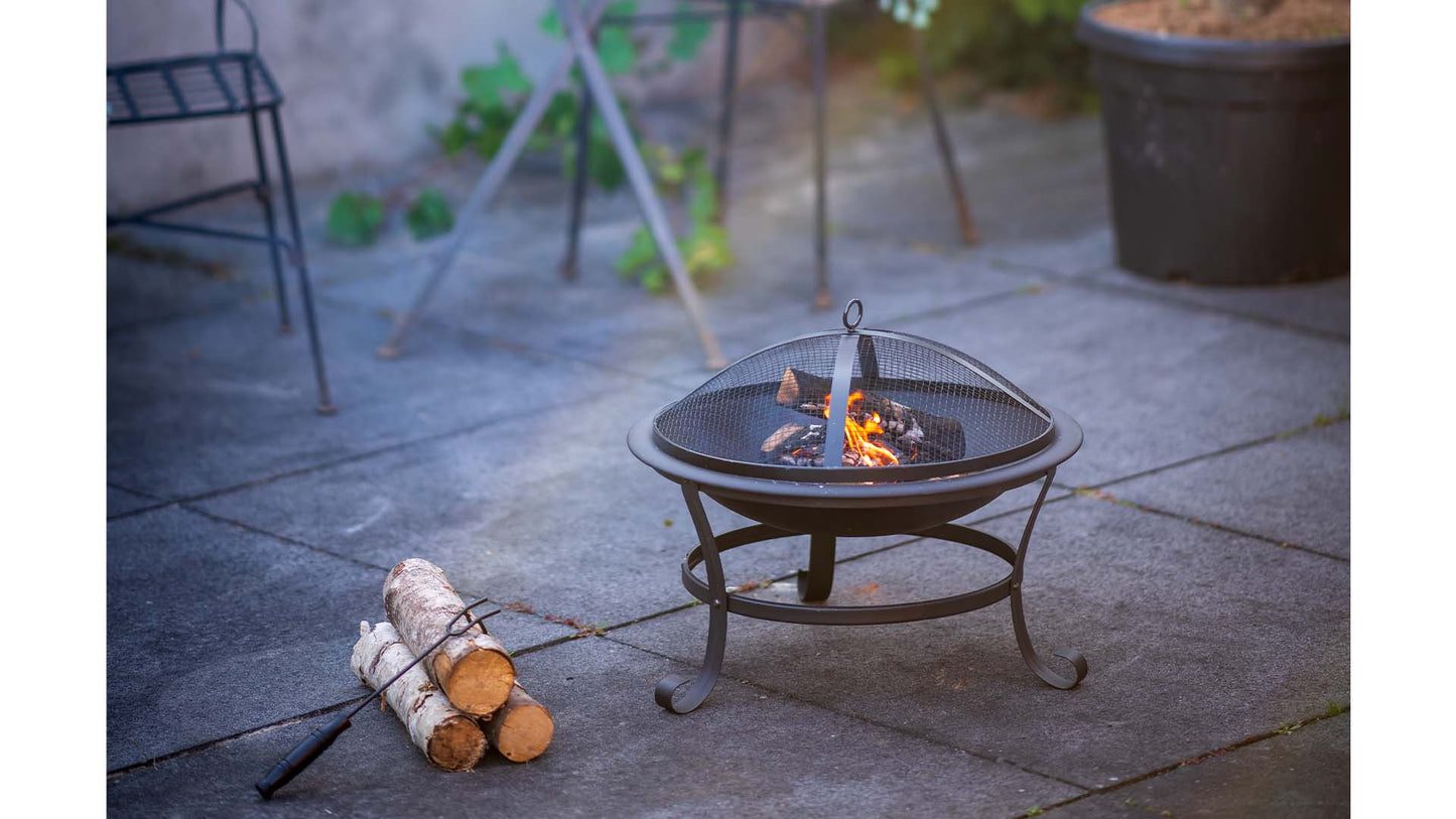 Atlanta Bålfad Sort – 51 cm - Nordic Unique