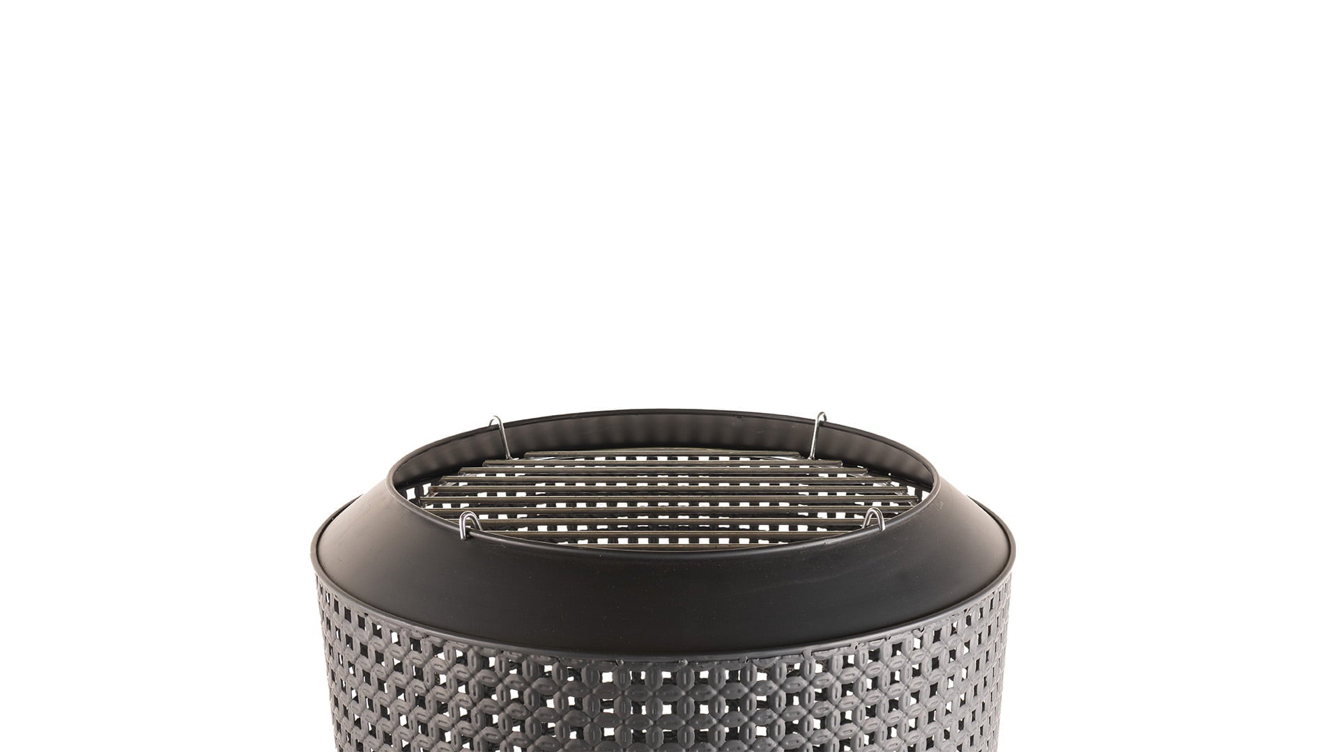 Midland Bålfad med Grill – Sort - Nordic Unique