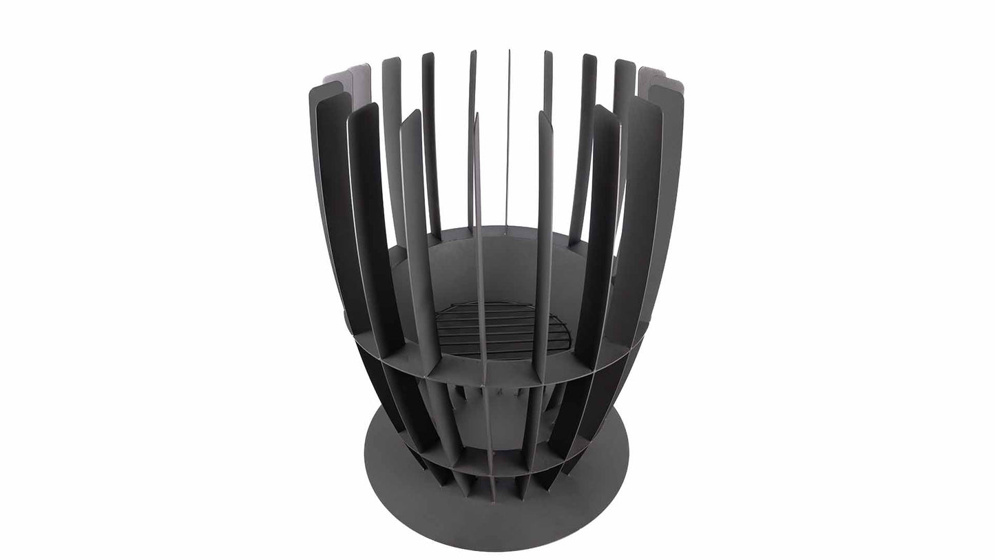 Baylor Bålfad/Ildkurv – Sort - Nordic Unique