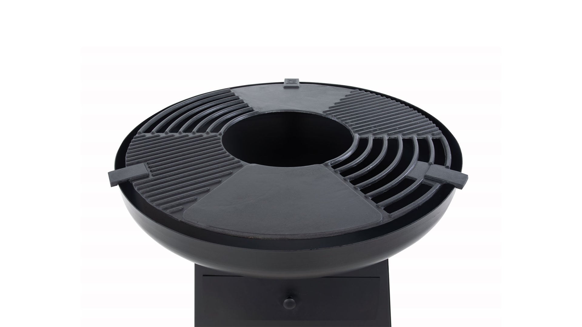 Havana BBQ Bålfad med Plancha Grill – Sort - Nordic Unique