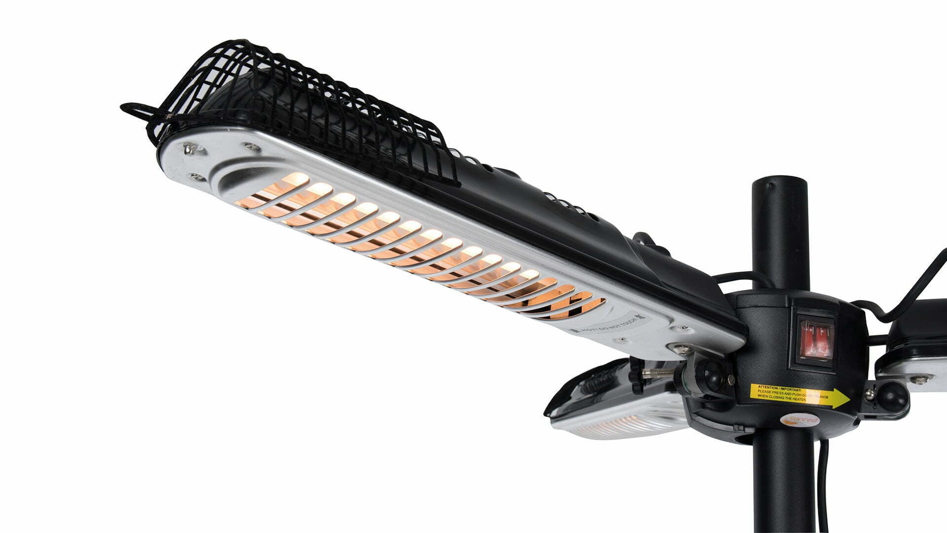 Bright Parasol Terrassevarmer – Sort (2000W) - Nordic Unique