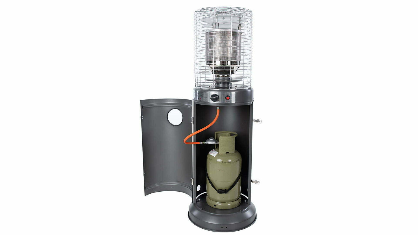 Propus Lounge Gas Terrassevarmer – Grå (10000W) - Nordic Unique