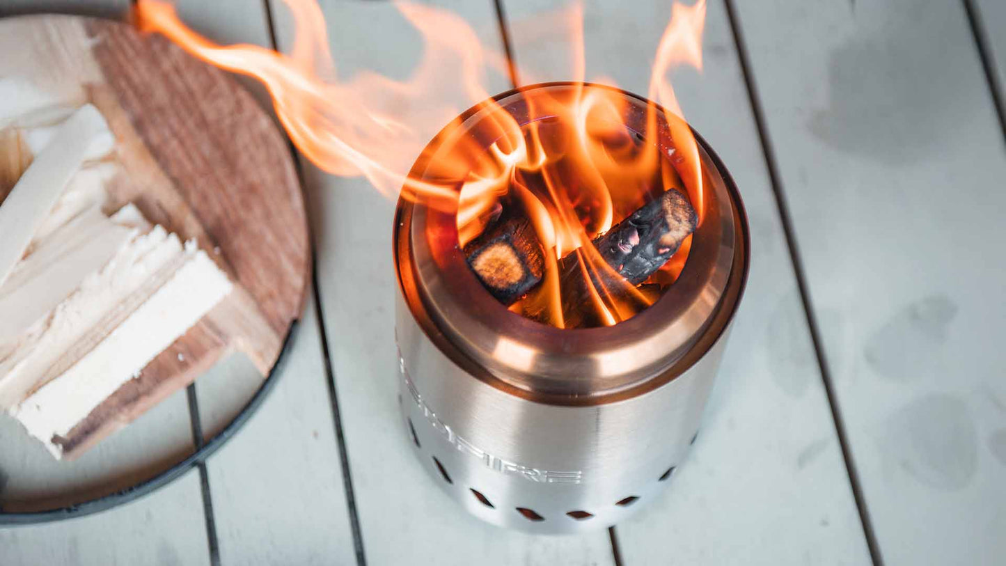 Volcano Bordpejs Bålfad S – Rustfrit Stål - Nordic Unique