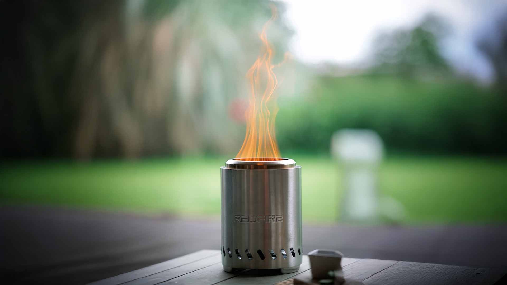 Volcano Bålfad M – Rustfrit Stål - Nordic Unique