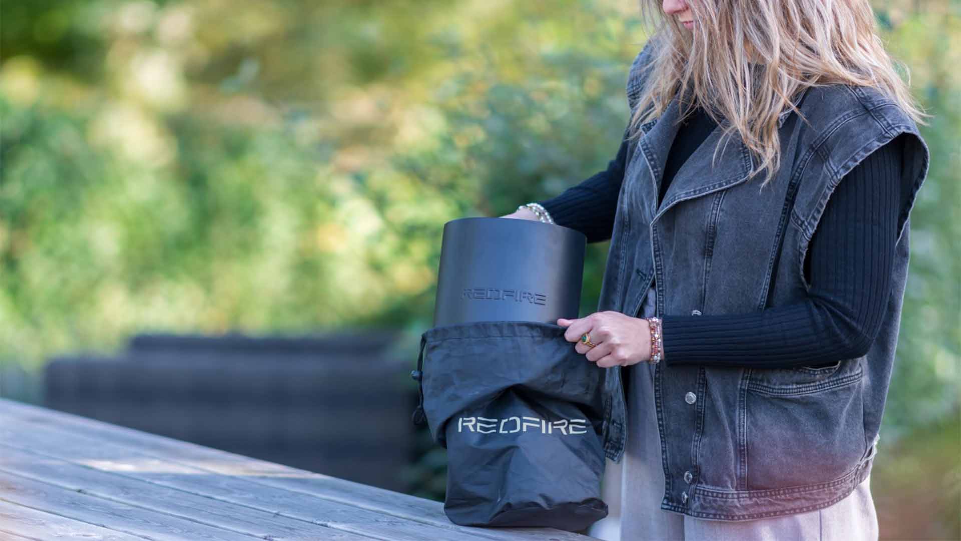 Volcano Bordpejs Bålfad M – Olivengrøn - Nordic Unique