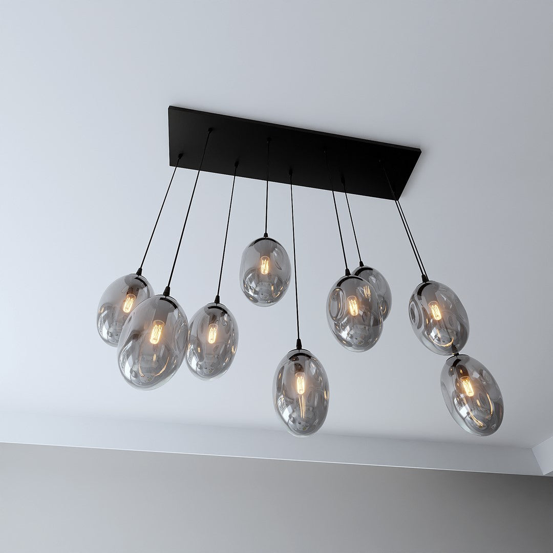 Loftlampe ASTRAL 9 - Sort / Grafit - Nordic Unique