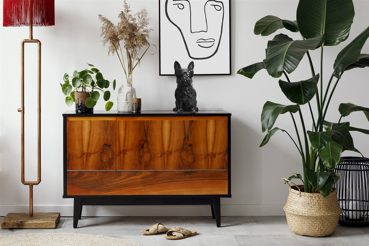 Skulptur Fransk Bulldog - Sort - Nordic Unique