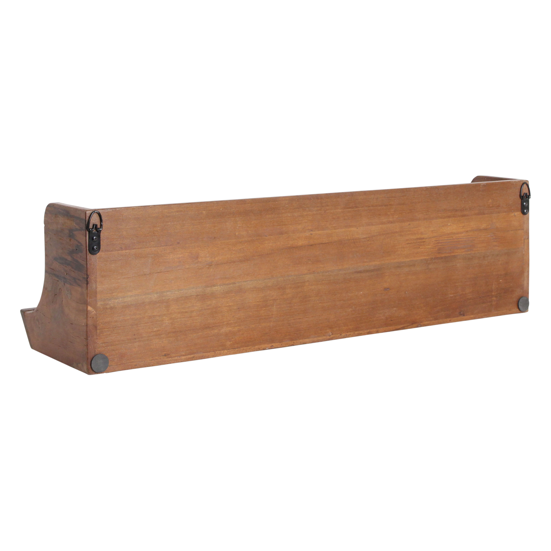 Factory væghylde til opbevaring - FSC-genbrugt træ - 80 cm