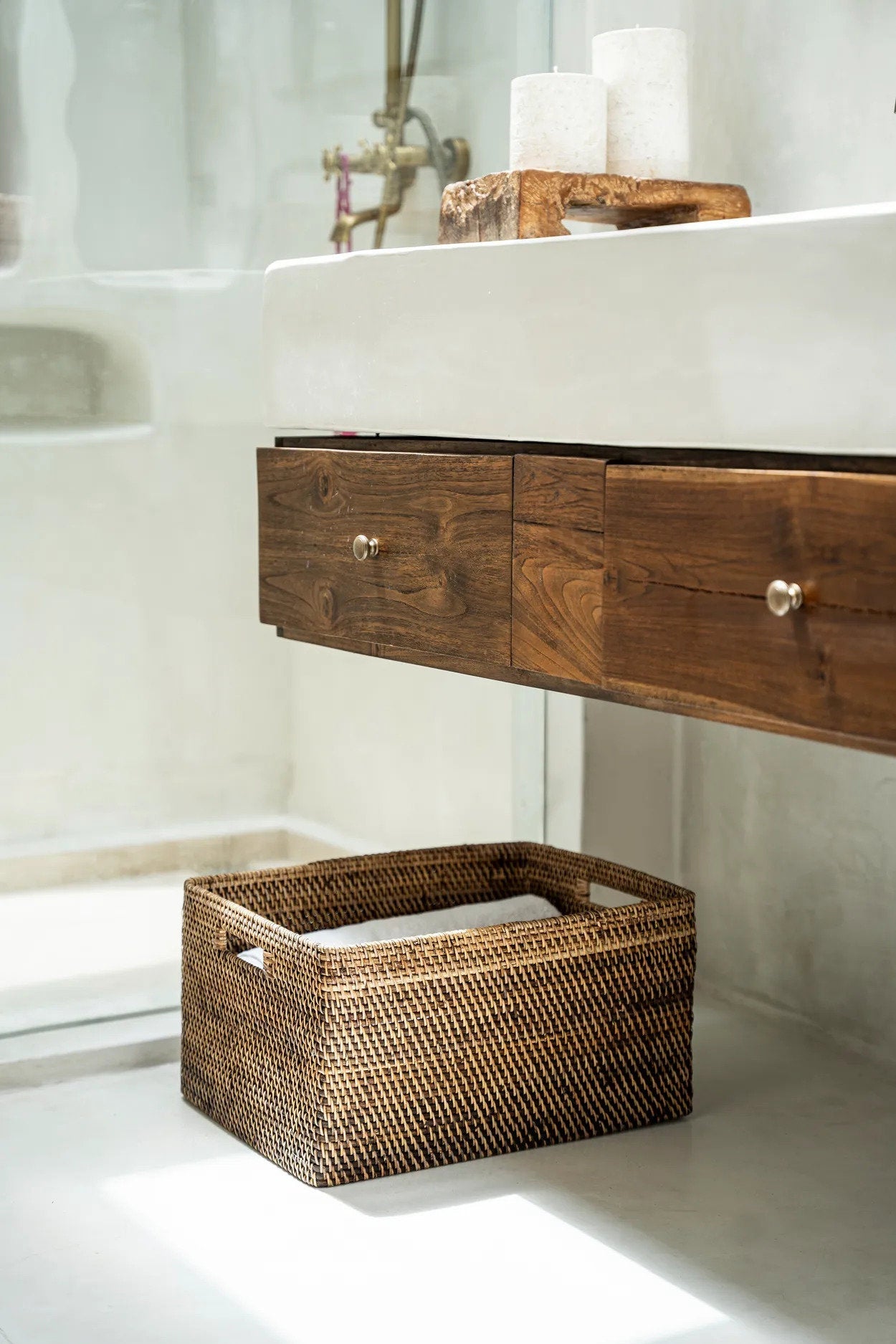 Koloniale Magasin Kurv - Naturbrun - XL - Nordic Unique