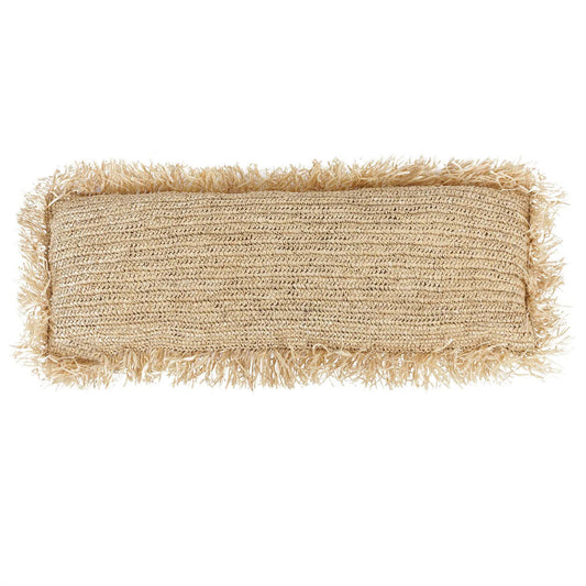 Raffia Kuddfodral Rektangulär - Natur - 35x100cm