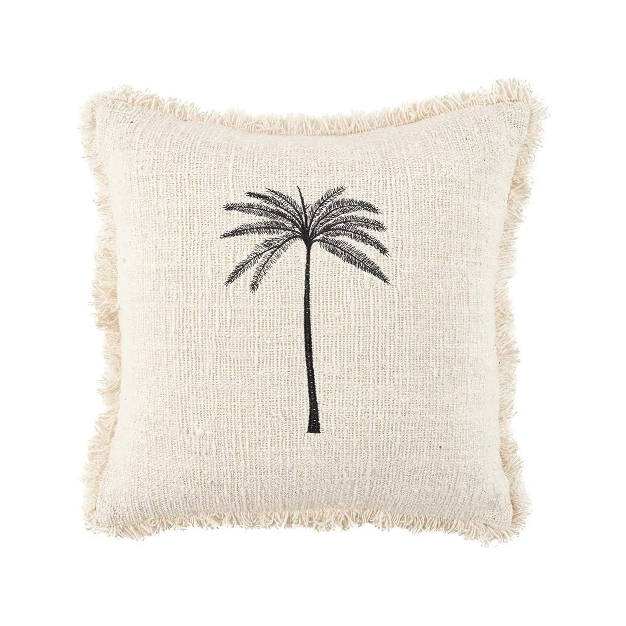 Gili Palm Pudebetræk - Naturlig Sort