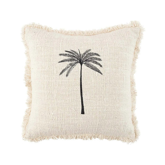 Gili Palm Pudebetræk - Naturlig Sort