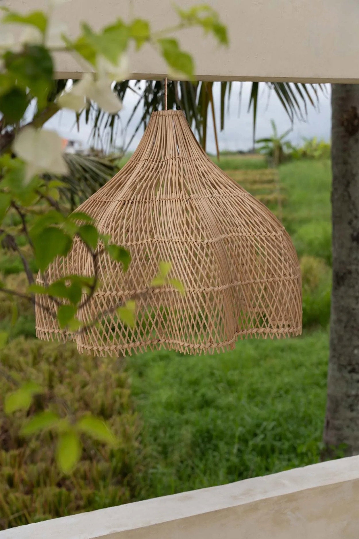 Den Piskede Lampe Vedhæng - Naturlig - M