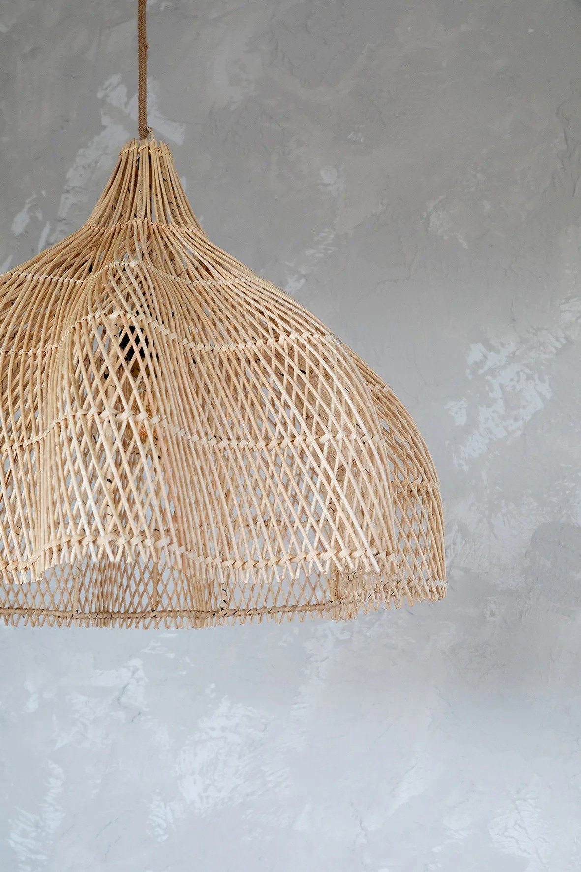 Den Piskede Lampe Vedhæng - Naturlig - M