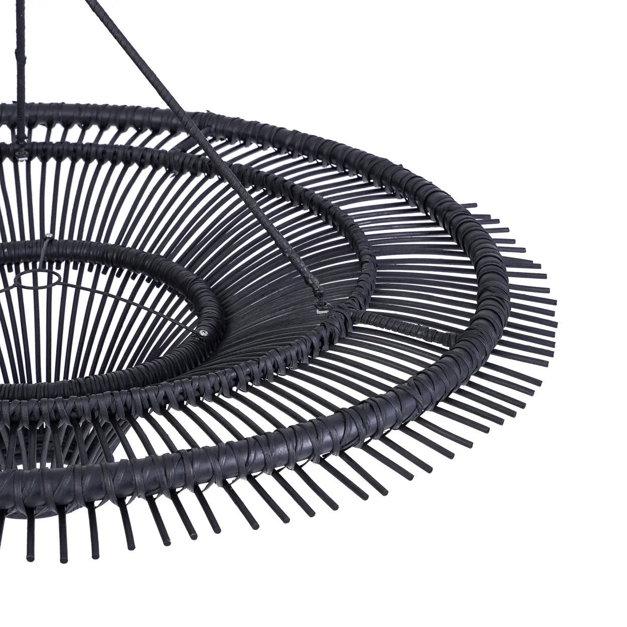 Den Himmelblå Lampe Vedhæng - Sort - XL