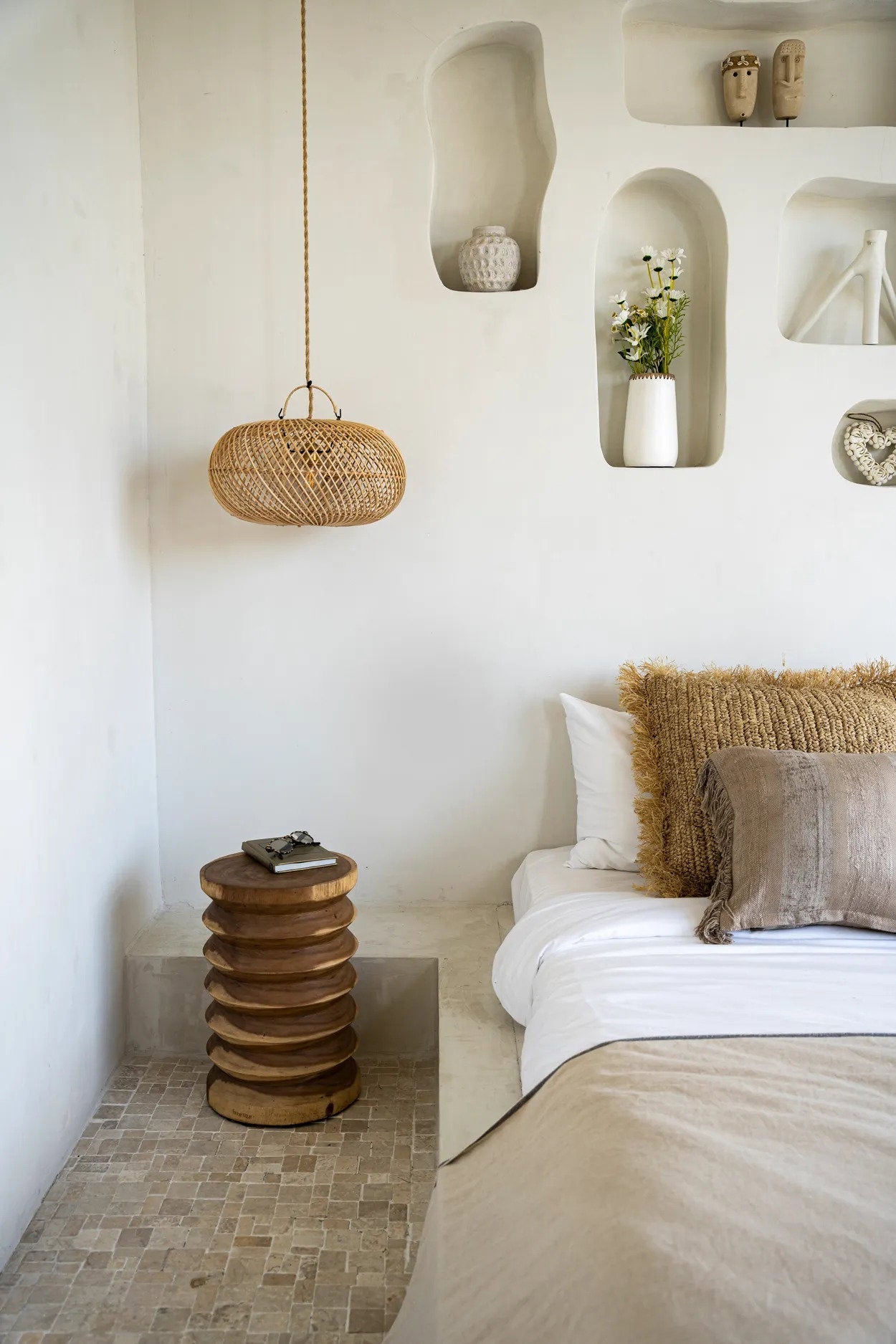 Helt Lamp Pendel - Naturlig - S