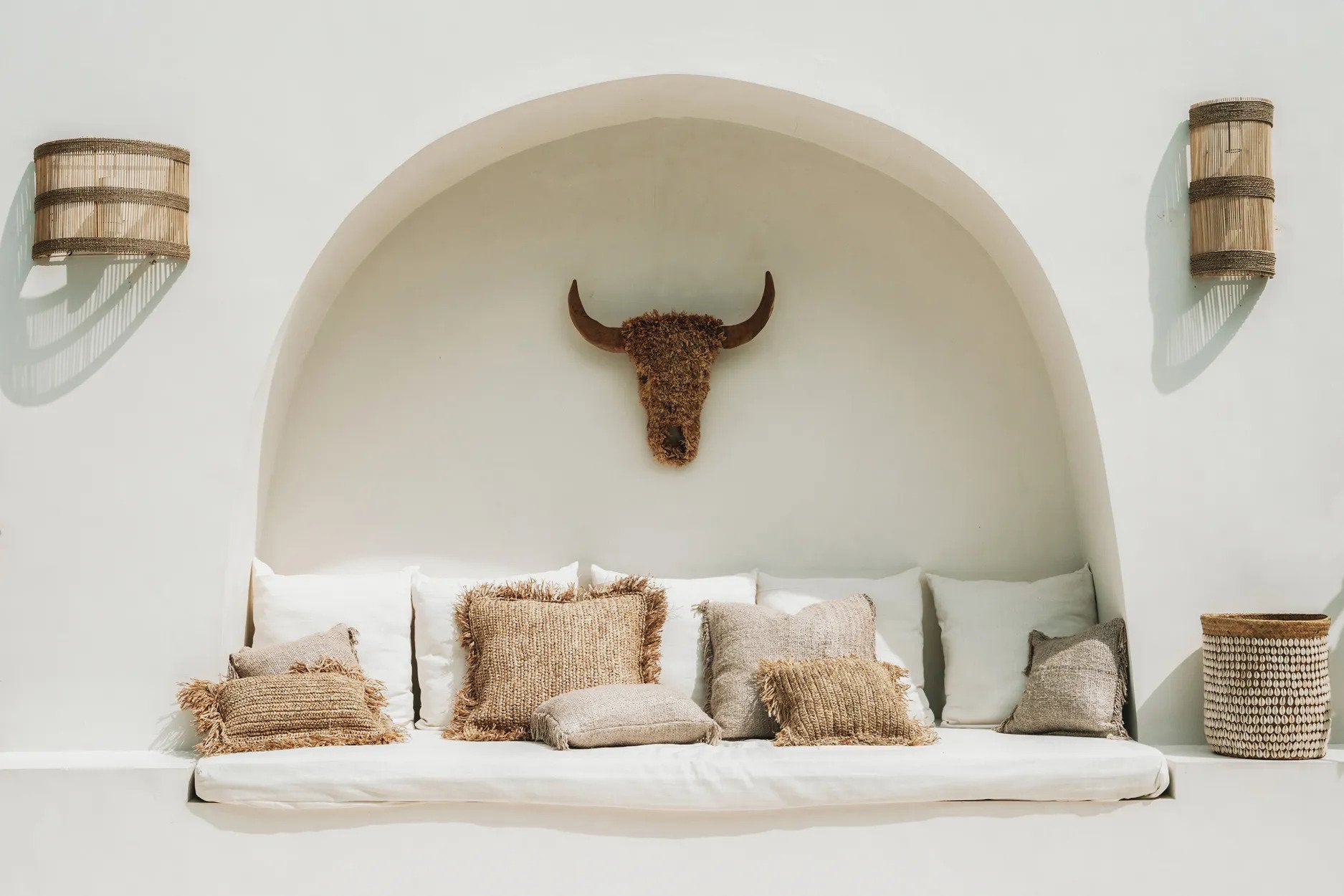 Jalal Væglampe - Natur - M - Nordic Unique