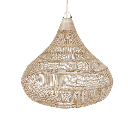 Dråbe Lampe Vedhæng - Naturlig - M