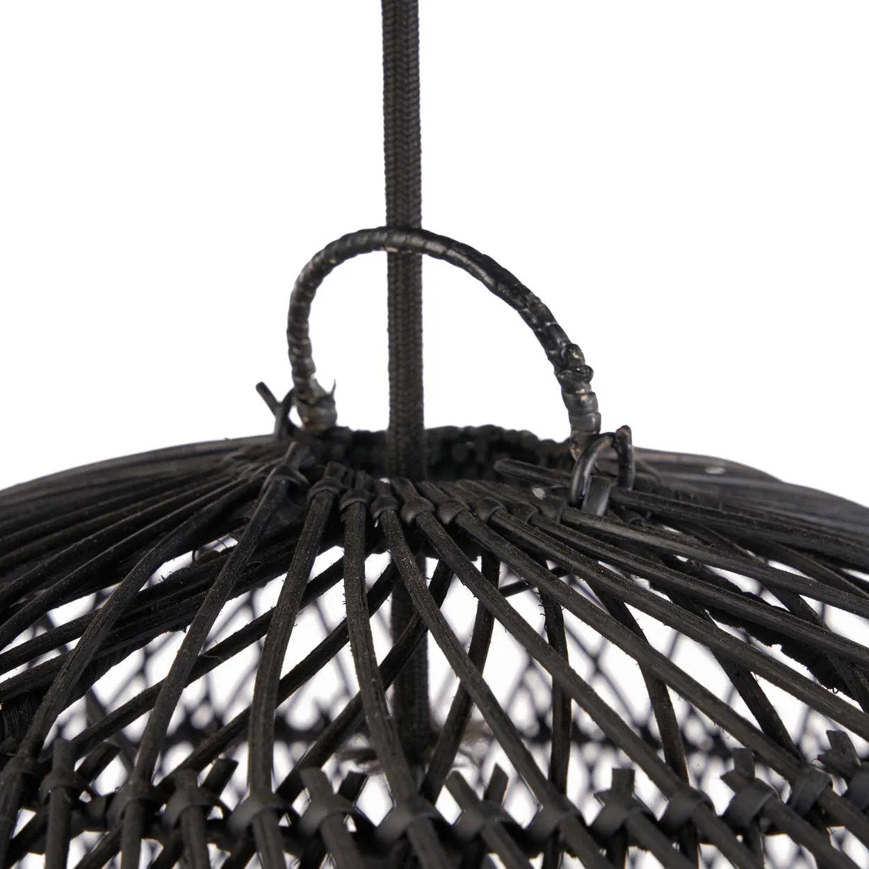 Boble Lampe Vedhæng - Sort - M