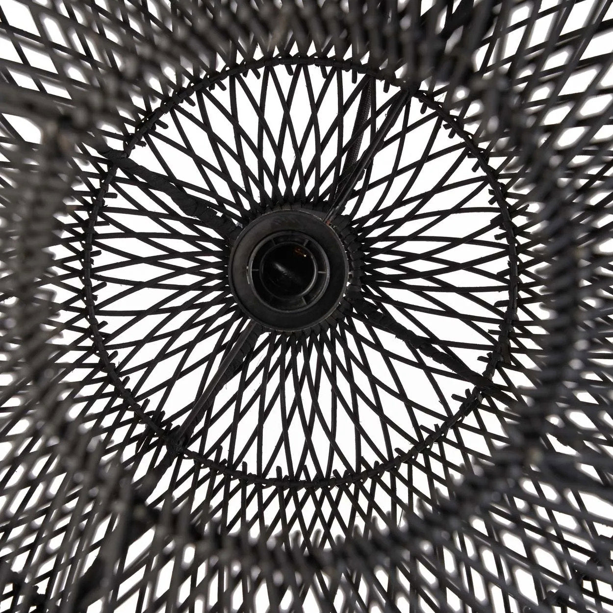 Boble Lampe Vedhæng - Sort - M