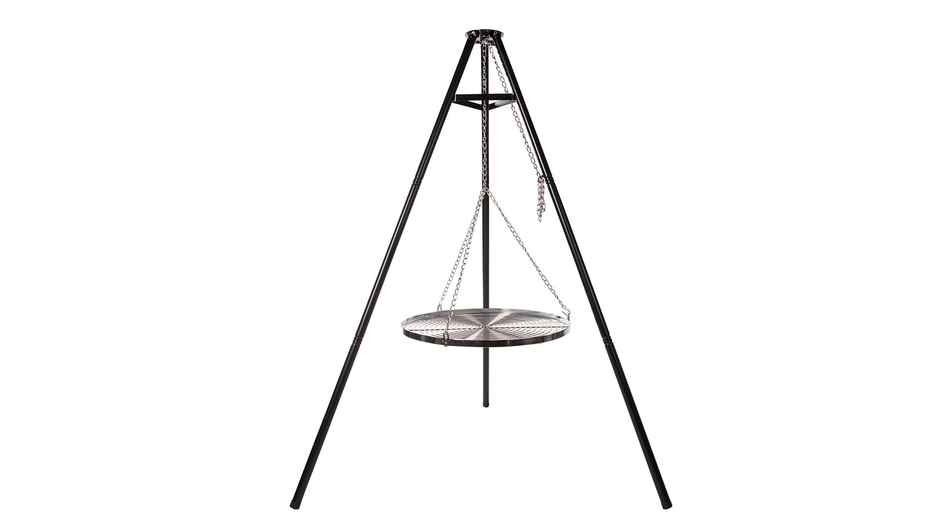 Barbecue Tripod Bålfadstativ – Sort/Sølv - Nordic Unique