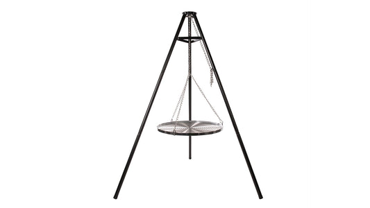 Barbecue Tripod Bålfadstativ – Sort/Sølv - Nordic Unique