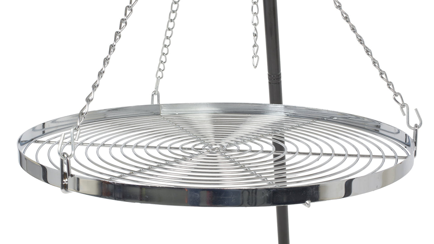 Barbecue Tripod Bålfadstativ – Sort/Sølv - Nordic Unique