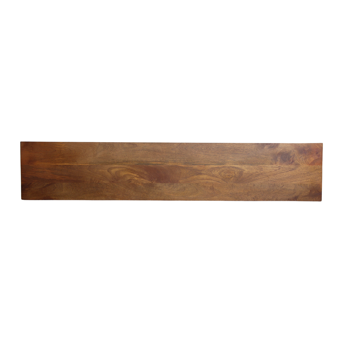 Bullnose-faset mangotræs spisebænk - 220 cm