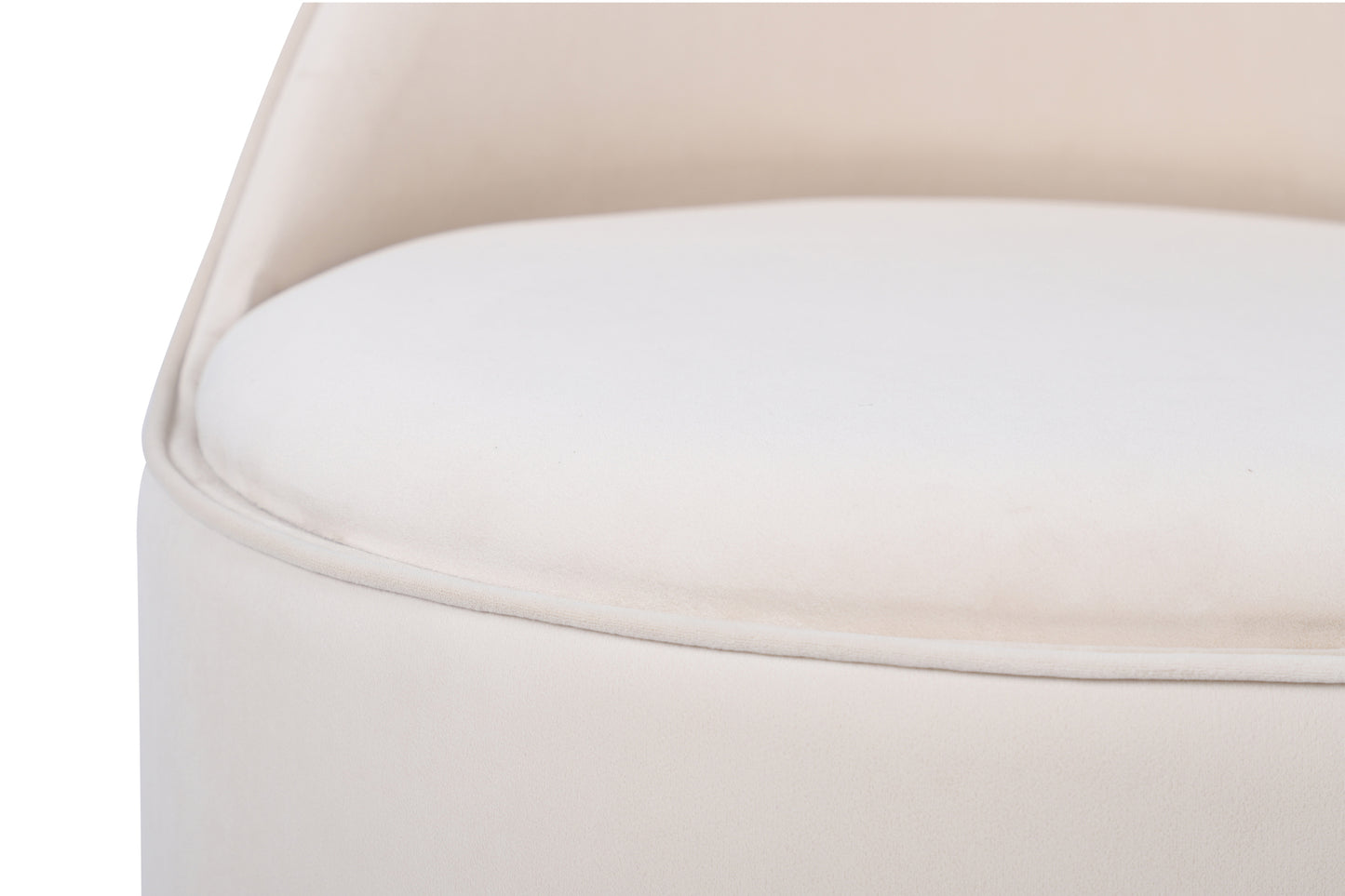 Dreje­puf Viktor 100 – Elfenben - Nordic Unique