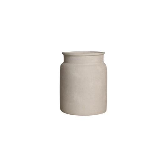 Kalk dekorativ vase Mandore L - 37,5 x 37,5 x 35 cm